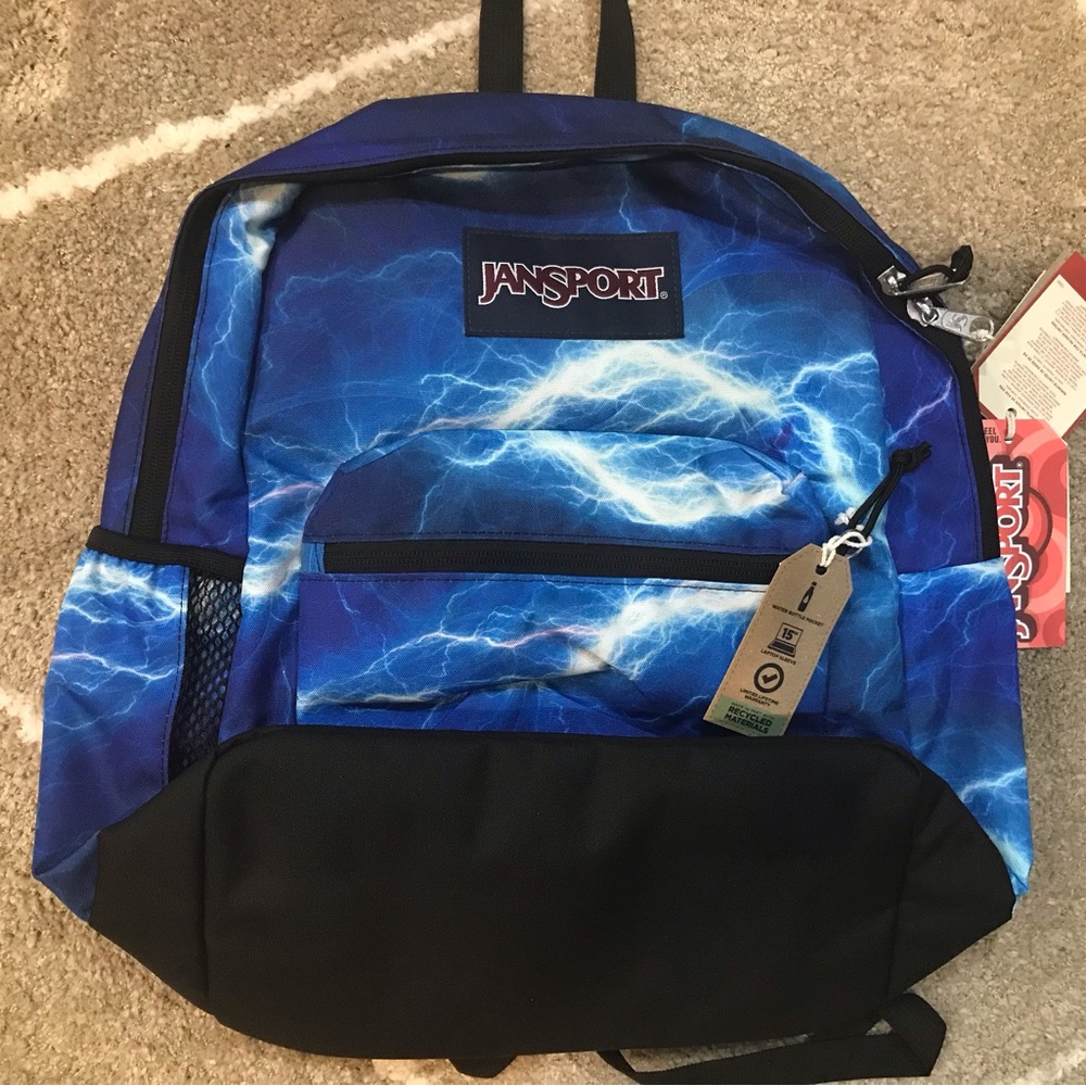 JanSport Blue Lightning Backpack